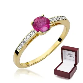 zloty-585-pierscionek-zareczynowy-rubin-diamenty
