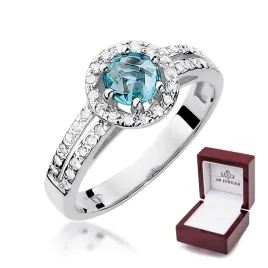 pierscionek-biale-zloto-topaz-diamenty-na-prezent
