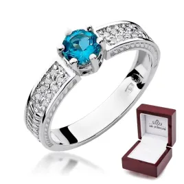 pierscionek-topaz-i-diamenty-biale-zloto-proba-585