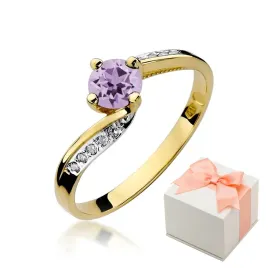 zloty-585-pierscionek-zareczynowy-ametyst-diamenty