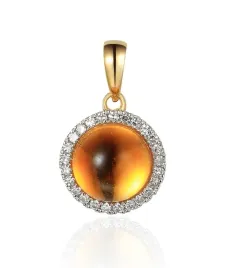 zlota-585-zawieszka-cytryn-diamenty-na-prezent