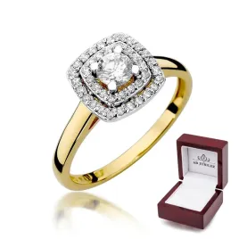 zloty-elegancki-pierscionek-585-brylanty-050ct-ekskluzywny-prezent