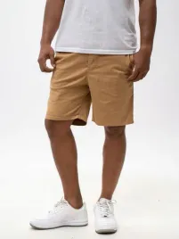krotkie-spodenki-materialowe-szorty-meskie-jasny-braz-good-luck-classic-m