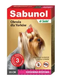 sabunol-ozdobna-rozowa-obroza-przeciw-pchlom-i-kleszczom-dla-psa-35-cm