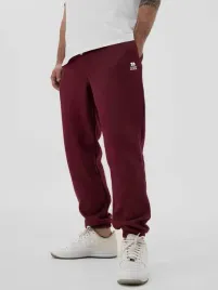 spodnie-dresowe-meskie-sznurki-sciagacz-bordowe-good-luck-print-logo-m