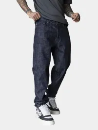 spodnie-jeansowe-loose-fit-meskie-ciemne-niebieskie-modne-ka7-denim-raw-33