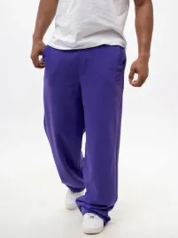szerokie-spodnie-dresowe-baggy-meskie-fioletowe-jigga-bawelna-diagonal-xl