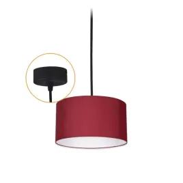 lampa-wiszaca-zwis-sufitowa-zyrandol-abazur-led-bordowy-20-cm