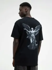 t-shirt-koszulka-z-krotkim-rekawem-oversize-meska-wygodna-aniol-czarna-2xl