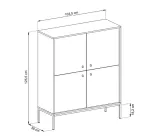 komoda-mono-mk104-granat-glebokosc-mebla-39-cm-stan-nowy