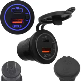 ladowarka-samochodowa-montazowa-usb-z-wylacznikiem-usb-c-pd-i-qc3-0-blue