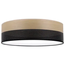 lampa-sufitowa-wiszaca-plafon-zyrandol-czarny-abazur-50cm-dab-zlocisty-loft