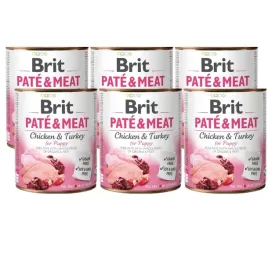 brit-pateandmeat-chickenandturkey-for-puppy-6x800g