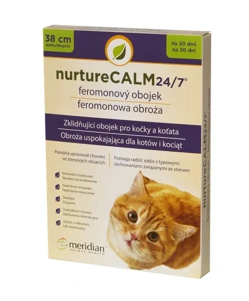NurtureCalm 24/7 Feline Pheromone Collar- obroża feromonowa uspokajająca dl