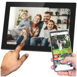 ramka-cyfrowa-na-zdjecia-frameo-101-wi-fi-czarna-ramka-panel-dotykowa