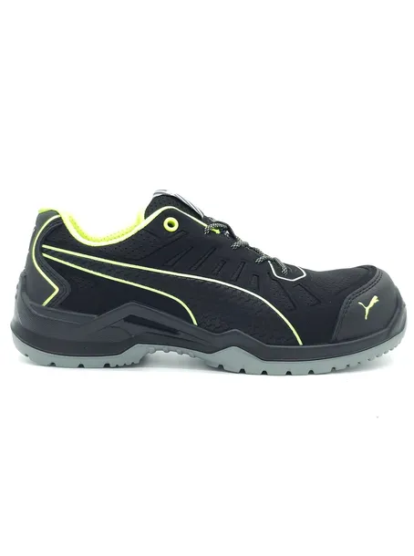 Buty robocze niskie sportowe Puma Fuse TC Low S1P ESD czarno/zielone 46