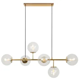 lampa-sufitowa-wiszaca-zyrandol-zloty-bezbarwne-klosze-kule-do-kuchni-15cm