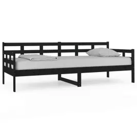 czarne-lozko-dzienne-z-litego-drewna-sosnowego-2035-x-86-x-695-cm