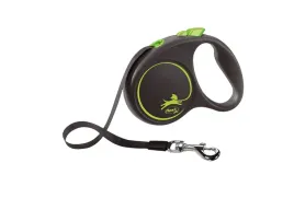 flexi-smycz-oryginalna-black-design-zielona-s-5m-do-15kg-tasma