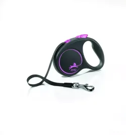 flexi-smycz-oryginalna-black-design-rozowa-s-5m-do-15kg-tasma