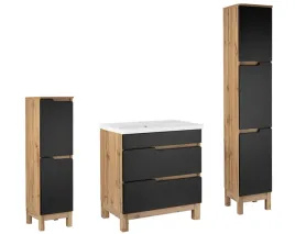 zestaw-lazienkowy-80cm-2s-alma-slupek-polslupek-dab-wotan-czarny-mat