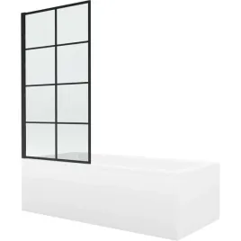 mexen-cubik-wanna-prostokatna-160x70-cm-z-obudowa-i-parawanem-czarny-wzor