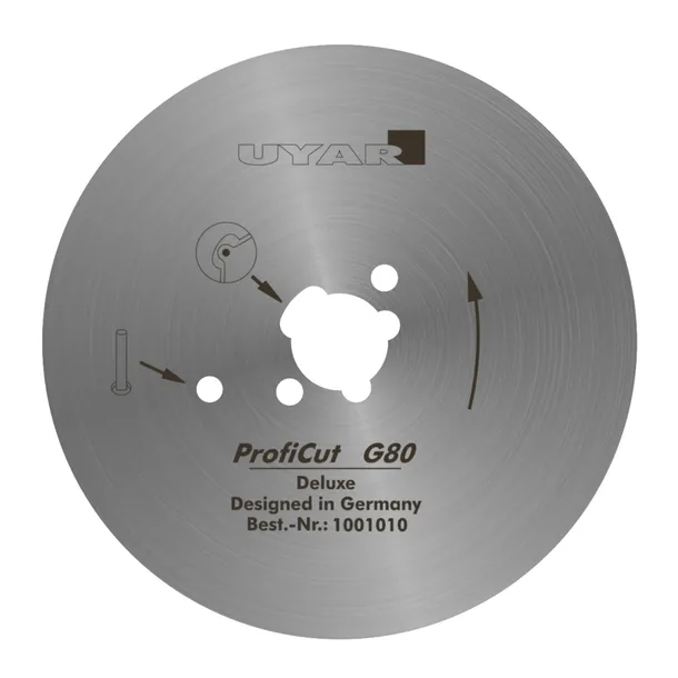 Ostrze gładkie 80mm do POTIS model S, UYAR ProfiCut G80 Deluxe ORYGINAŁ