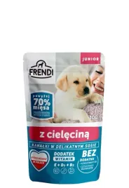 frendi-junior-kawalki-w-delikatnym-sosie-z-cielecina-dla-psa-100g