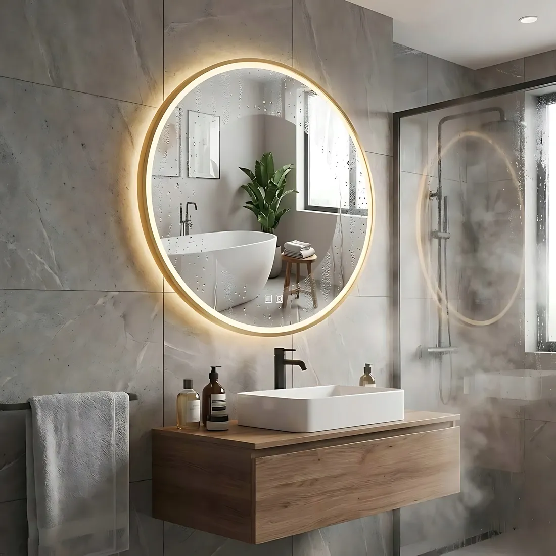 lustro-led-mmj-brush-gold-90cm-stan-nowy