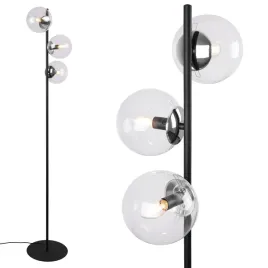 lampa-stojaca-podlogowa-czarna-loft-przezroczyste-szklane-kule-do-pokoju