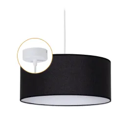lampa-sufitowa-led-plafon-zyrandol-60-w-abazur-czarny-lniany-bialy-kabel
