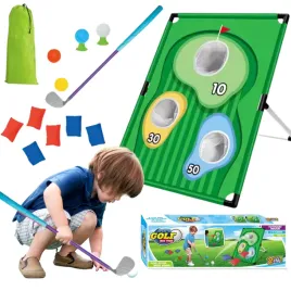 zestaw-do-gry-w-golfa-dla-dzieci-skladana-scianka-kij-golfowy-woreczki-pilk