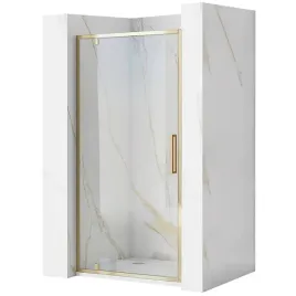 drzwi-prysznicowe-rapid-swing-gold-100-z-szklem-easy-clean-6mm