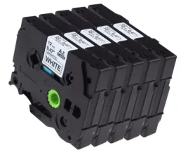 tasma-do-brother-12mm-tz-231-tz231-biala-z-czarnym-nadrukiem-zestaw-5-tasm