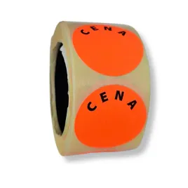 rolka-cenowa-kolko-cena-czerwona-5-sztuk