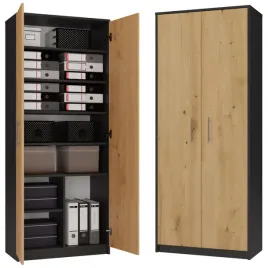 regal-biurowy-dwudrzwiowy-zamykany-8-polek-do-biura-pokoju-antracyt-artisan