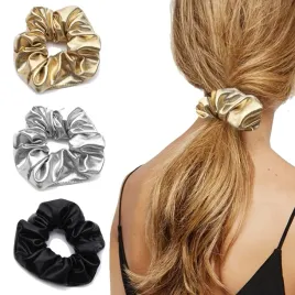 gumki-frotki-do-wlosow-scrunchie-blyszczace-gumka-zlota-srebrna-czarna-3szt