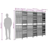 parawan-6-panelowy-czarny-polirattan-stan-nowy