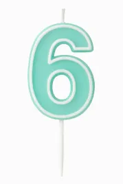swieczka-urodzinowa-cyfra-6-pastelowy-zielony-4-cm