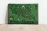 mapa-zdrapka-bieszczady-mapa-zdrapka-vip-stan-nowy