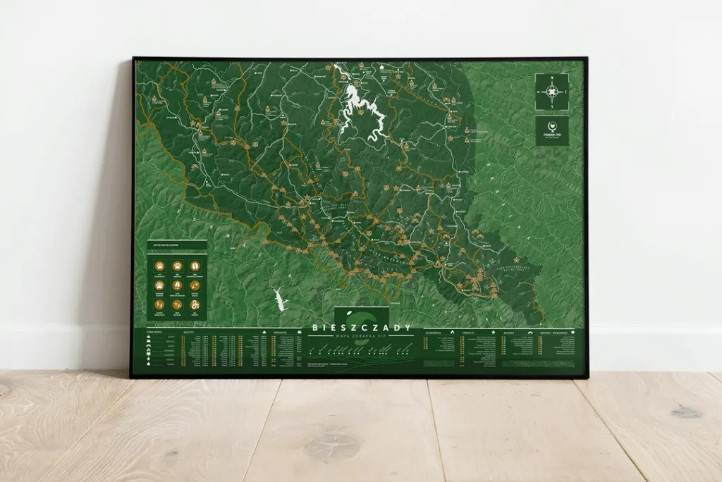 mapa-zdrapka-bieszczady-mapa-zdrapka-vip