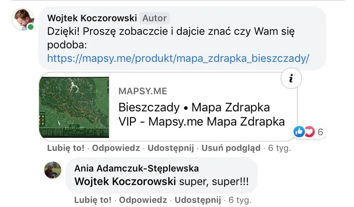 mapa-zdrapka-bieszczady-mapa-zdrapka-vip-stan-nowy