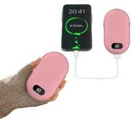 ogrzewacz-do-dloni-powerbank-5200mah-2w1-rozowy