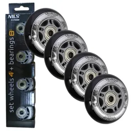 kolka-do-rolek-kauczukowe-72-mm-zestaw-4-szt-lozyska-abec-9-czarne-nils