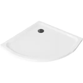 mexen-flat-brodzik-polokragly-slim-80-x-80-cm-bialy-syfon-czarny