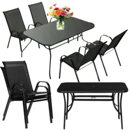 stol-ogrodowy-szklany-120x70-cm-4-krzesla-zestaw-mebli-tarasowych-4-osobowy
