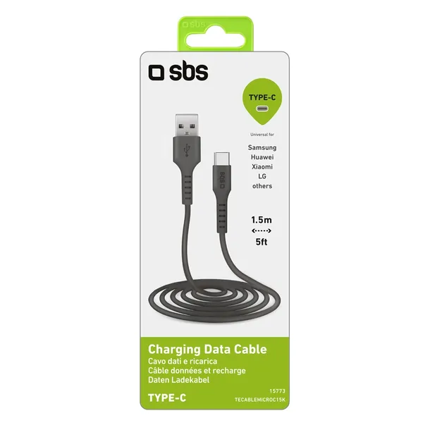 kabel-sbs-tecablemicroc15k-usb-a-usb-c-15m-czarny-kod-producenta-tecablemicroc15k
