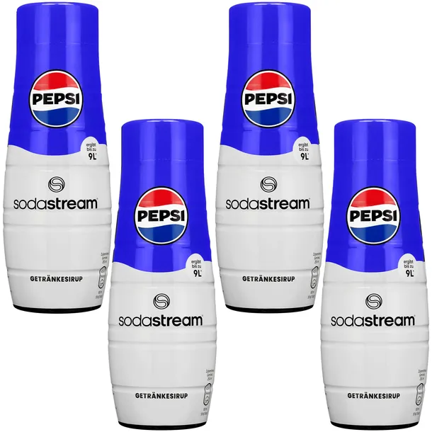 SYROP DO SODASTREAM PEPSI KONCENTRAT 4 SZTUKI KONCENTRATY DO SATURATORA