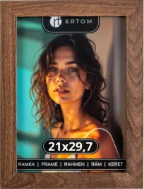 ramka-vienna-21x297-brazowa-na-zdjecia