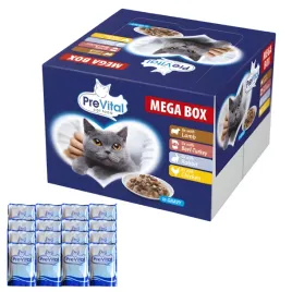 mokra-karma-dla-kota-prevital-mega-box-saszetki-mix-smakow-w-sosie-24x-100g